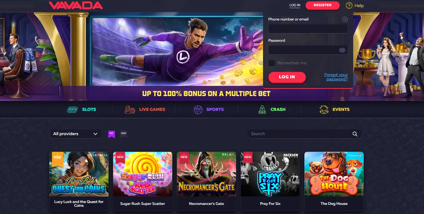 Kuidas toimib Vavada login samm-sammult
